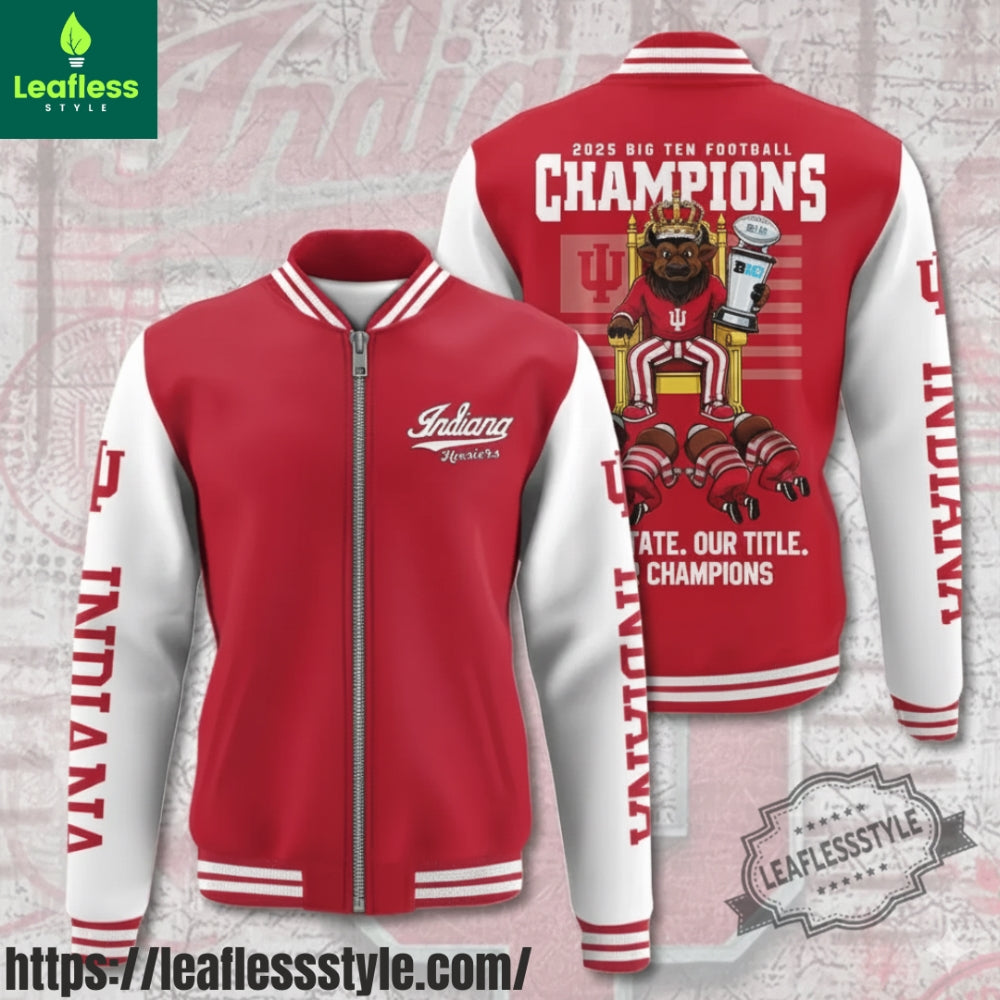Indiana Hoosiers Football 2025 Bomber Jacket