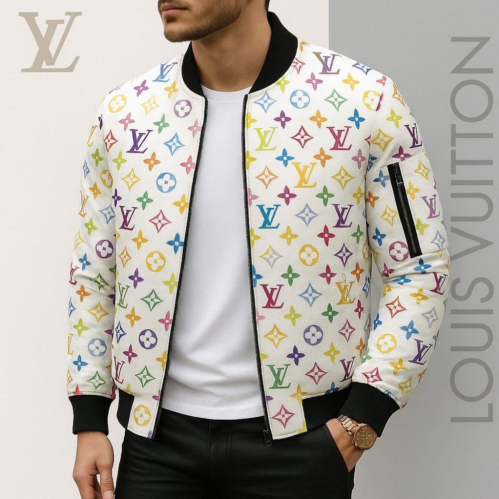 Limited Edition Louis Vuitton Bomber Jacket Unisex Lx-Jklv2025061