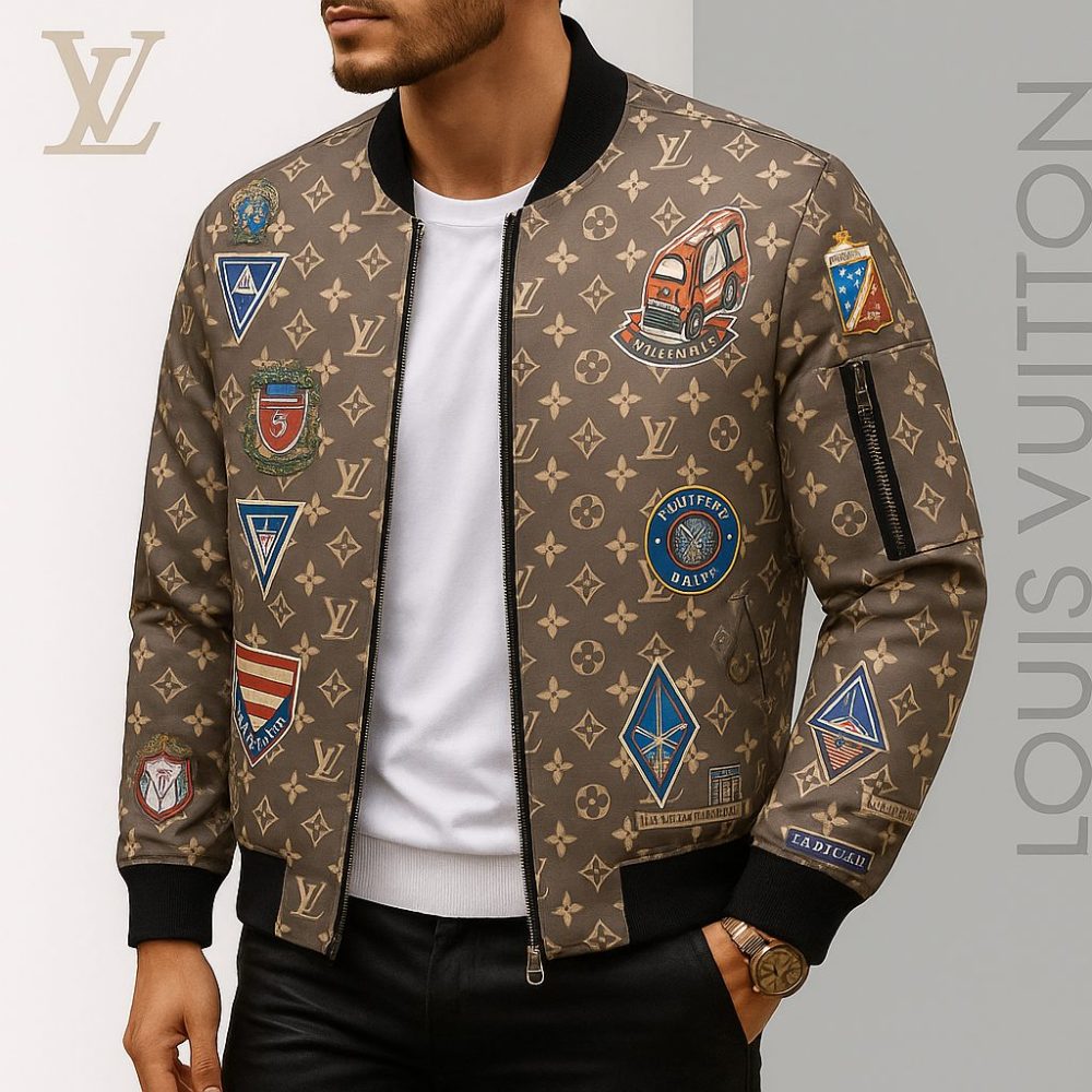 Limited Edition Louis Vuitton Bomber Jacket Unisex Lx-Jklv2025082