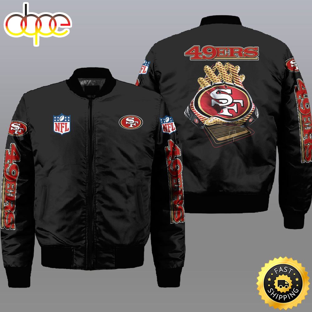 Nfl San Francisco 49Ers 3D Bomber Jacket