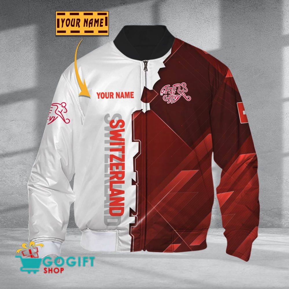 Switzerland National Soccer Team Bomber Jacket