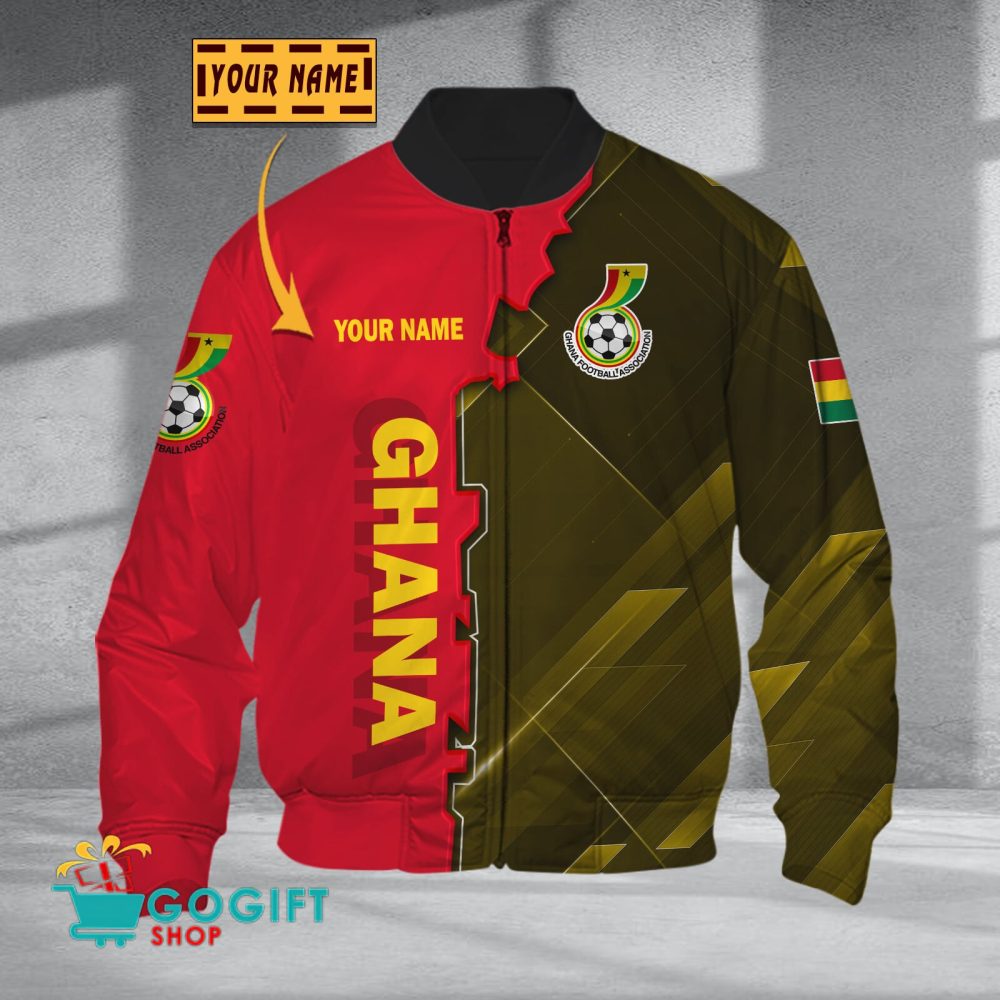 Ghana National Soccer Team Bomber Jacket