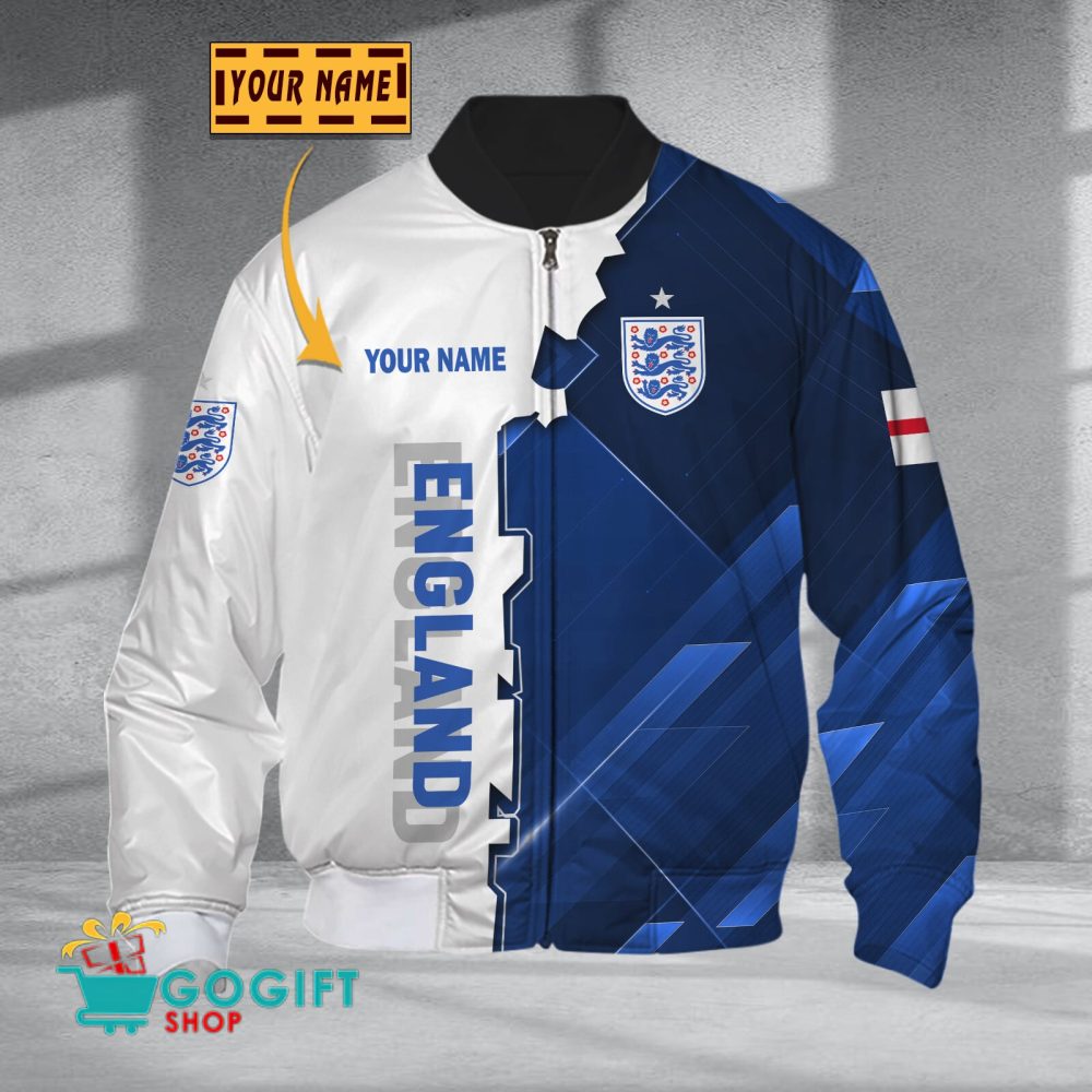 England National Soccer Team Bomber Jacket