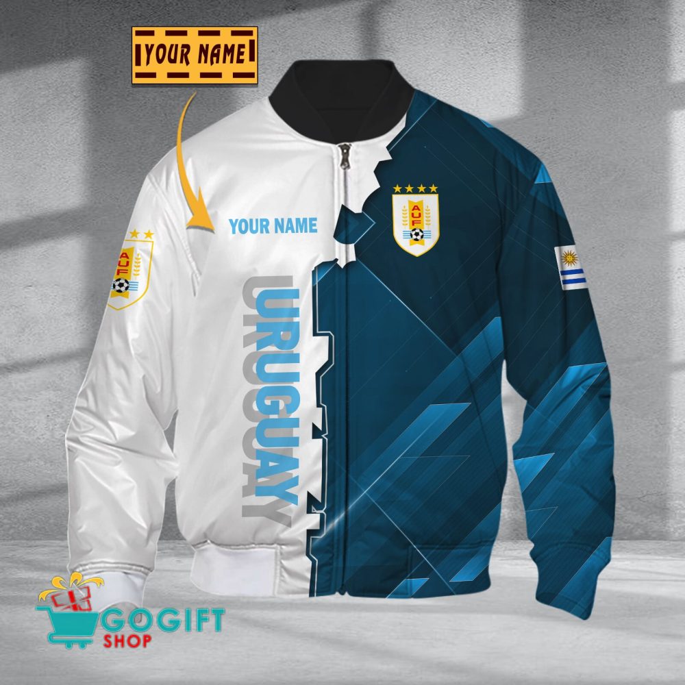 Uruguay National Soccer Team Bomber Jacket