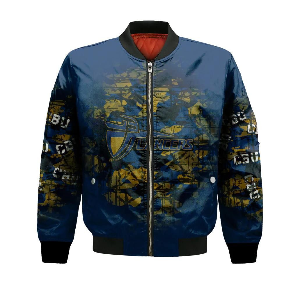 California Baptist Lancers Bomber Jacket 3D Printed Camouflage Vintage