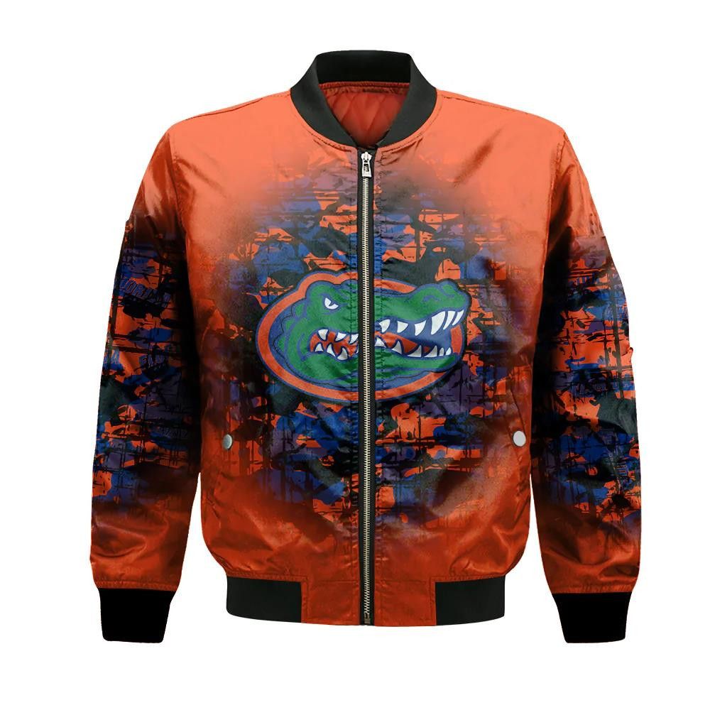 Florida Gators Bomber Jacket 3D Printed Camouflage Vintage